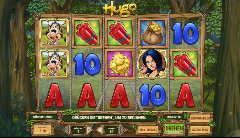 Hugo kostenlos spielen