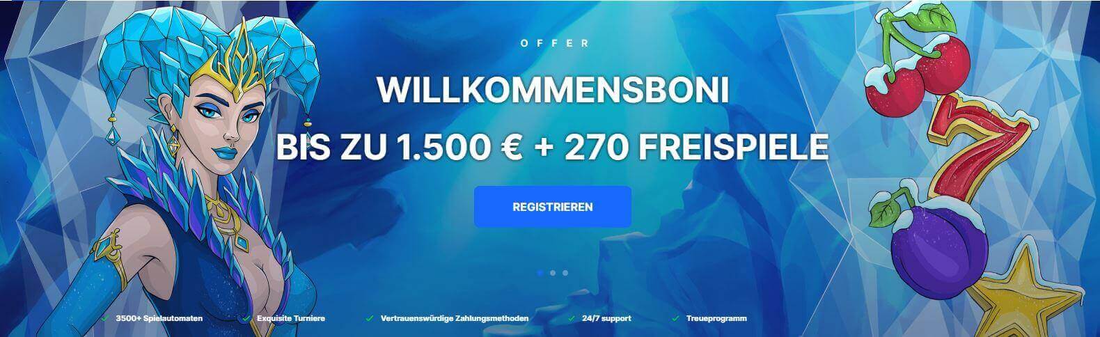 IceCasino Willkommensbonus