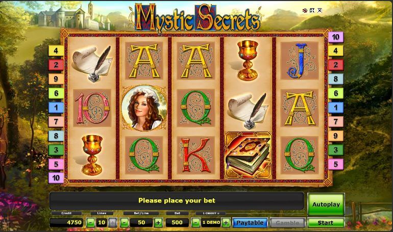 Mystic Secrets kostenlos spielen