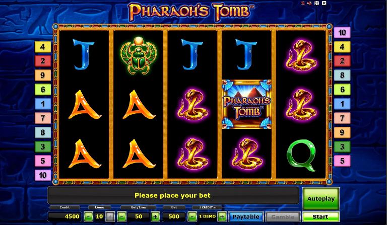 Pharaoh’s Tomb kostenlos spielen