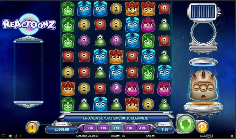 Reactoonz kostenlos spielen
